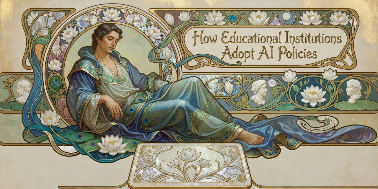 AI in education: How Educational Institutions Adopt AI Policies